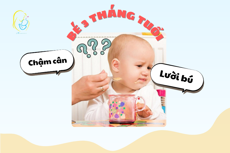 Nguyên nhân và cách khắc phục bé bị lười bú và chậm tăng cân