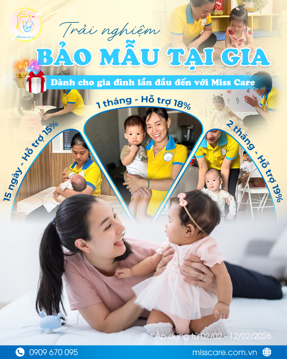 TRẢI NGHIỆM BẢO MẪU TẠI GIA MISS CARE