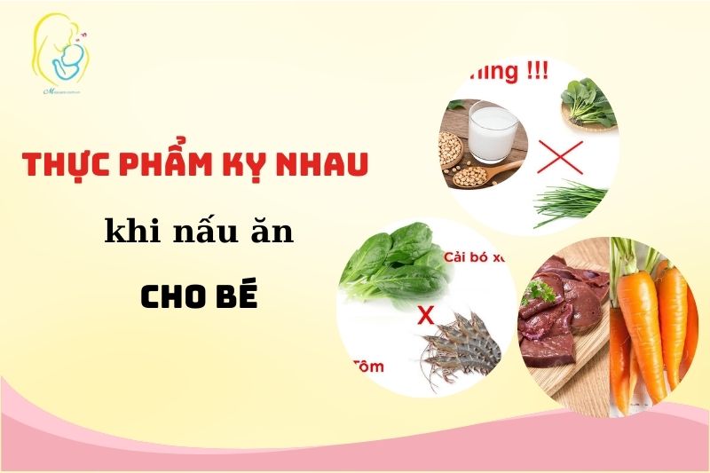 Những thực phẩm kỵ nhau khi cho bé ăn dặm mà mẹ cần biết